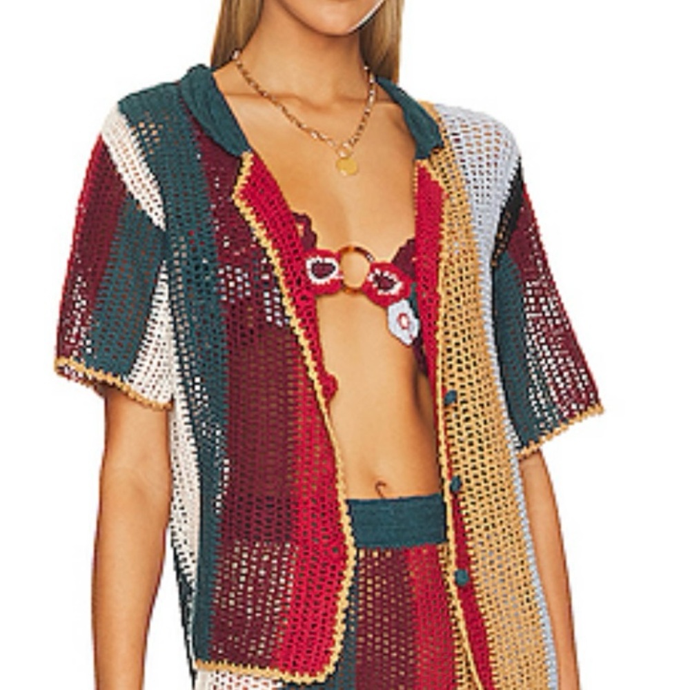 Agua Bendita Axel Shirt in Multicolor Size L